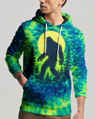 Maxcorners Bigfoot In The Forest Green Blue Swirl All Over Print LM1601