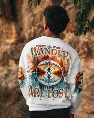 Maxcorners (Hot Deal) Not All Who Wander Are Lost Bigfoot Compass All Over Print LM1601