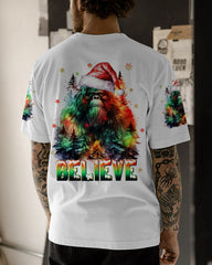 Maxcorners Believe Bigfoot Christmas All Over Print LM2101