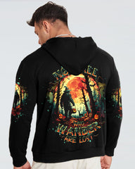 Maxcorners Not All Who Wander Are Lost Bigfoot Halloween All Over Print LM2101