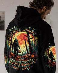 Maxcorners Not All Who Wander Are Lost Bigfoot Halloween All Over Print LM2101