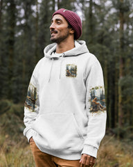 Maxcorners The Closer I Get To Nature Bigfoot Fishing All Over Print LM2101