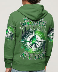 Maxcorners (Hot Deal) Not All Who Wander Are Lost Bigfoot Compass All Over Print LM1601