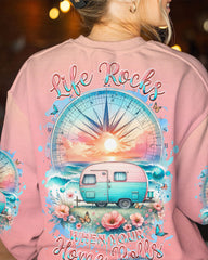 Maxcorners Life Rocks When Your Home Rolls Compass All Over Print LM2101