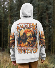 Maxcorners The Closer I Get To Nature Bigfoot Halloween All Over Print LM2101
