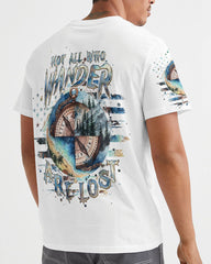 Maxcorners Not All Who Wander Are Lost Compass All Over Print LM2101