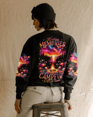 Maxcorners Making Memories One Campfire At A Time Flamingo All Over Print LM2101
