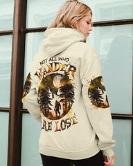 Maxcorners Not All Who Wander Are Lost Bigfoot Moon All Over Print LM2101