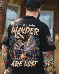 Maxcorners Not All Who Wander Are Lost Bigfoot All Over Print LM1601