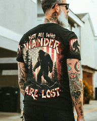 Maxcorners Not All Who Wander Are Lost Bigfoot All Over Print LM1601