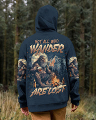 Maxcorners Not All Who Wander Are Lost Bigfoot Compass All Over Print LM1601