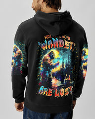 Maxcorners Not All Who Wander Are Lost Bigfoot All Over Print LM1601