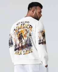 Maxcorners Not All Who Wander Are Lost Bigfoot Compass All Over Print LM2101