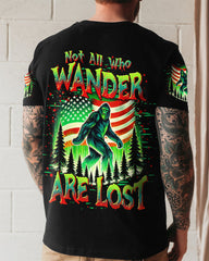 Maxcorners Not All Who Wander Are Lost Bigfoot All Over Print LM1601