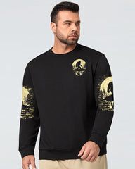 Maxcorners Not All Who Wander Are Lost Bigfoot Moon All Over Print LM2101