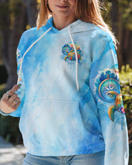 Maxcorners Saltwater Heals Everything Compass Turtle All Over Print LM2101