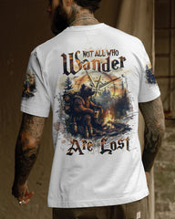 Maxcorners Not All Who Wander Are Lost Sloth Compass All Over Print LM2101