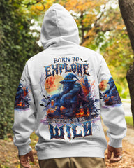 Maxcorners Born To Explore Destined To Be Wild Bigfoot Halloween All Over Print LM2101