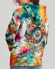 Maxcorners Not All Who Wander Are Lost Compass All Over Print LM2101