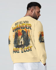 Maxcorners Not All Who Wander Are Lost Bigfoot All Over Print LM2101