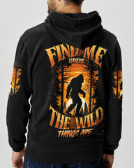 Maxcorners Find Me Where The Wild Things Are Bigfoot All Over Print LM2101