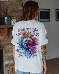 Maxcorners Which Way To Go Compass All Over Print LM2101