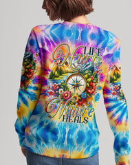 Maxcorners Life Hurts Nature Heals All Over Print LM2101