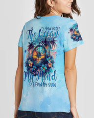 Maxcorners And Into The Ocean I Go Compass All Over Print LM2101