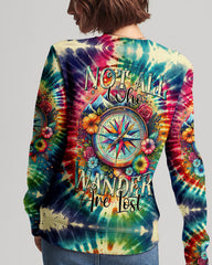 Maxcorners Not All Who Wander Are Lost Tie Dye All Over Print LM2101