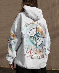 Maxcorners Not All Those Who Wander Are Lost Compass All Over Print LM2101