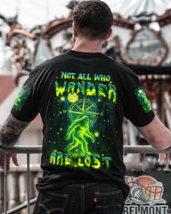 Maxcorners Not All Who Wander Are Lost Bigfoot All Over Print LM1601