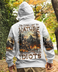 Maxcorners The Closer I Get To Nature Bigfoot Halloween All Over Print LM2101