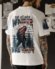 Maxcorners Not All Who Wander Are Lost Bigfoot All Over Print LM1601