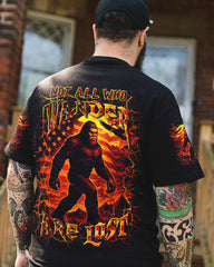 Maxcorners Not All Who Wander Are Lost Bigfoot All Over Print LM1601