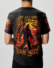 Maxcorners Not All Who Wander Are Lost Bigfoot All Over Print LM1601