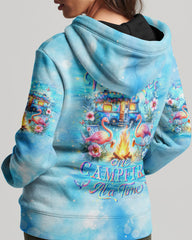 Maxcorners Making Memories One Campfire At A Time Flamingo All Over Print LM2101