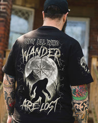 Maxcorners Not All Who Wander Are Lost Bigfoot All Over Print LM1601