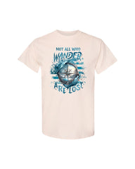Maxcorners Not All Who Wander Are Lost Cotton Shirt LM2101