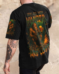 Maxcorners Not All Who Wander Are Lost Bigfoot Compass All Over Print LM1601