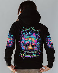 Maxcorners Weekend Forecast Sitting Around A Campfire All Over Print LM2101