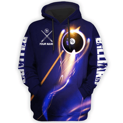 Maxcorners Billiard Personalized Name 3D Unisex Shirt