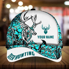 Maxcorners Premium Deer Hunter Camouflage 3D Multicolor Personalized Cap