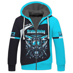 Maxcorners 3D Full Print Scuba Diving T-Shirt Deep Sea Adventure Personalized Name Gift For Diver Lovers LM2111