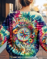 Maxcorners Not All Who Wander Are Lost Tie Dye All Over Print LM2101