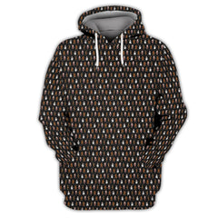 Maxcorners Christmas Golf Shirt, Funny Santa Pattern Golf Shirt, Xmas Golf Shirt