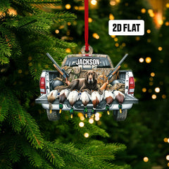 Maxcorners Duck Hunting Christmas Ornament