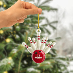 Maxcorners Bowling Christmas Ornament, Bowling Acrylic Ornament, Bowler Ornament,Bowling Lover Gift, Bowling Gift Idea, Christmas Gift For Bowling Team
LM1111