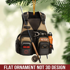 Maxcorners Custom Fishing Ornament: Gift for Fisherman, Dad Ornament
2D Flat