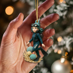 Maxcorners Diving Home Decor, Christmas Ornament, Personalized Ornament 2D Flat LM2111