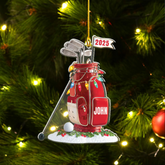 Maxcorners Golf Bag Christmas Ornament, Golf Keychain, Golf Accessories, Christmas Golf Gift, Gift For Golf Dad